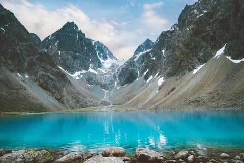 Norway mountain lake